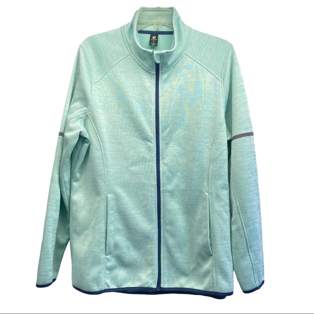 XERSION women's athletic jacket XL full zip athletic active reflective strip